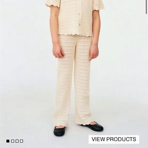 H&M Cream Kids Matching Set